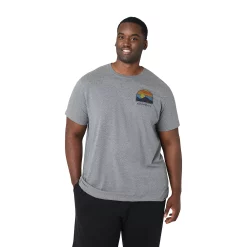 Men's Big & Tall Eddie Bauer Graphic Tee -Cheap Mens Casual Outdoor Clothing Store 5598648 Heather Gray