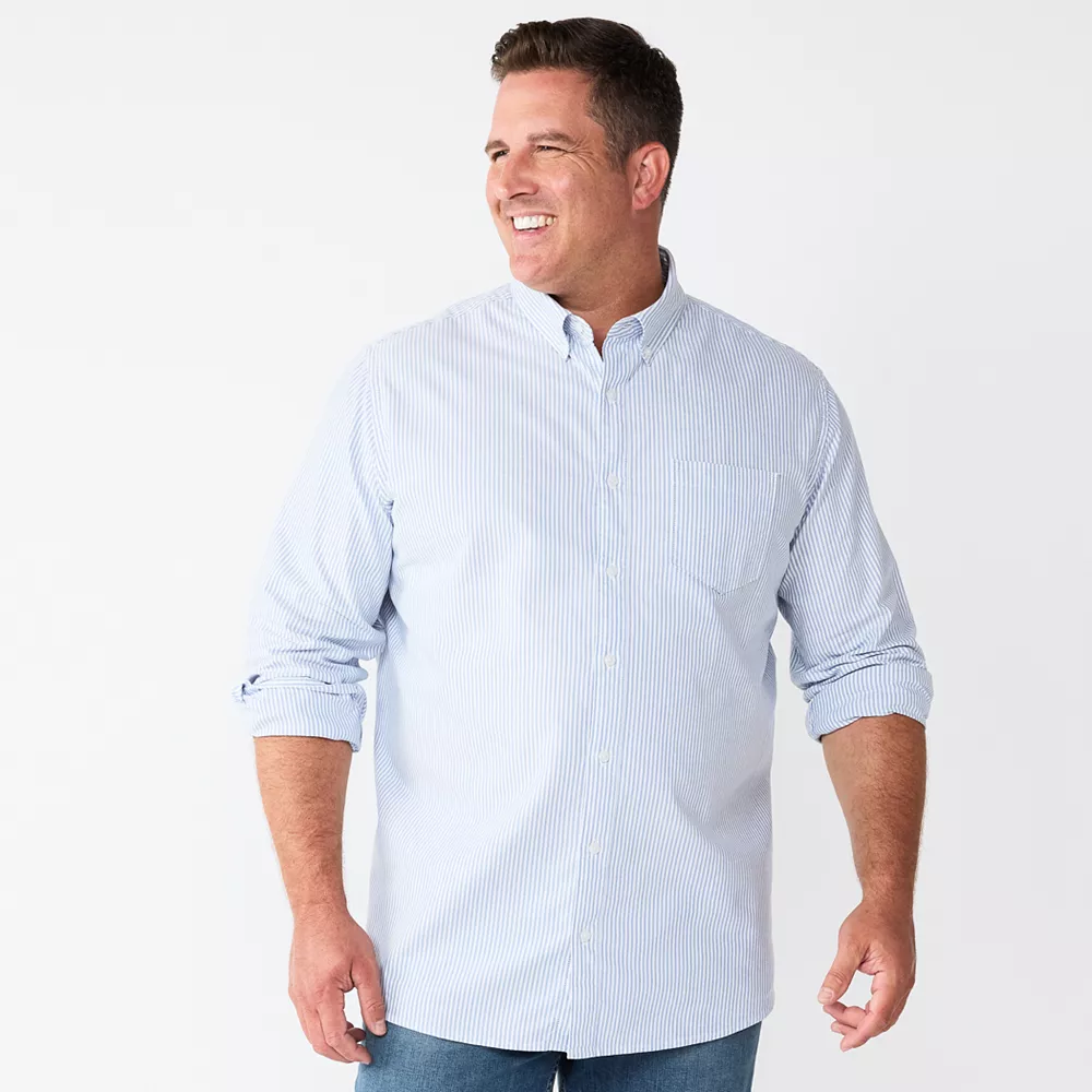 Big & Tall Sonoma Goods For Life® Perfect Length Button-Down Shirt 4 Big & Tall Sonoma Goods For Life® Perfect Length Button-Down Shirt - Image 2