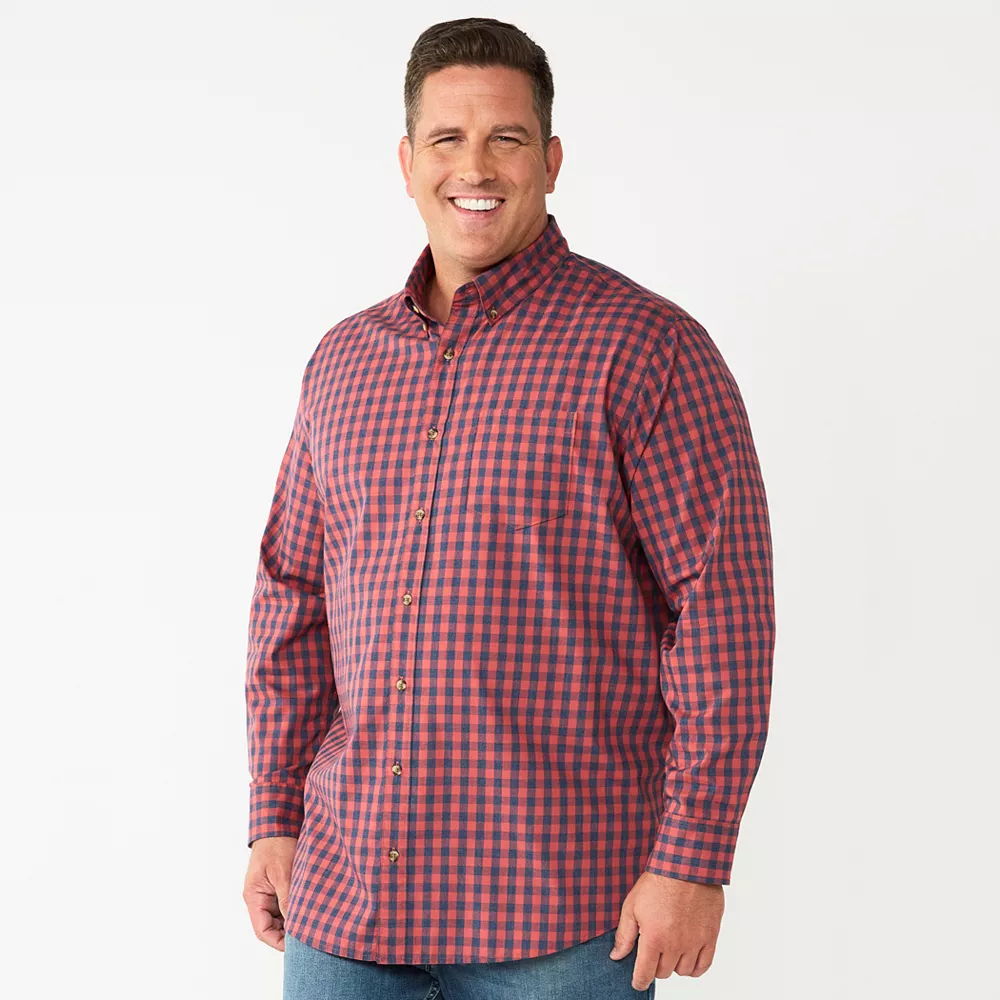 Big & Tall Sonoma Goods For Life® Perfect Length Button-Down Shirt 8 Big & Tall Sonoma Goods For Life® Perfect Length Button-Down Shirt - Image 6
