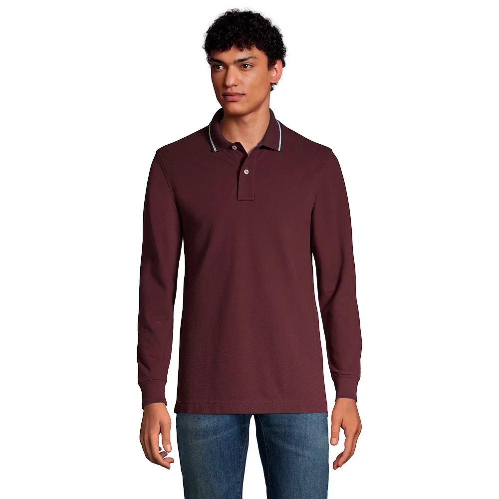 Big & Tall Lands' End Comfort-First Mesh Polo 9 Big & Tall Lands' End Comfort-First Mesh Polo - Image 7