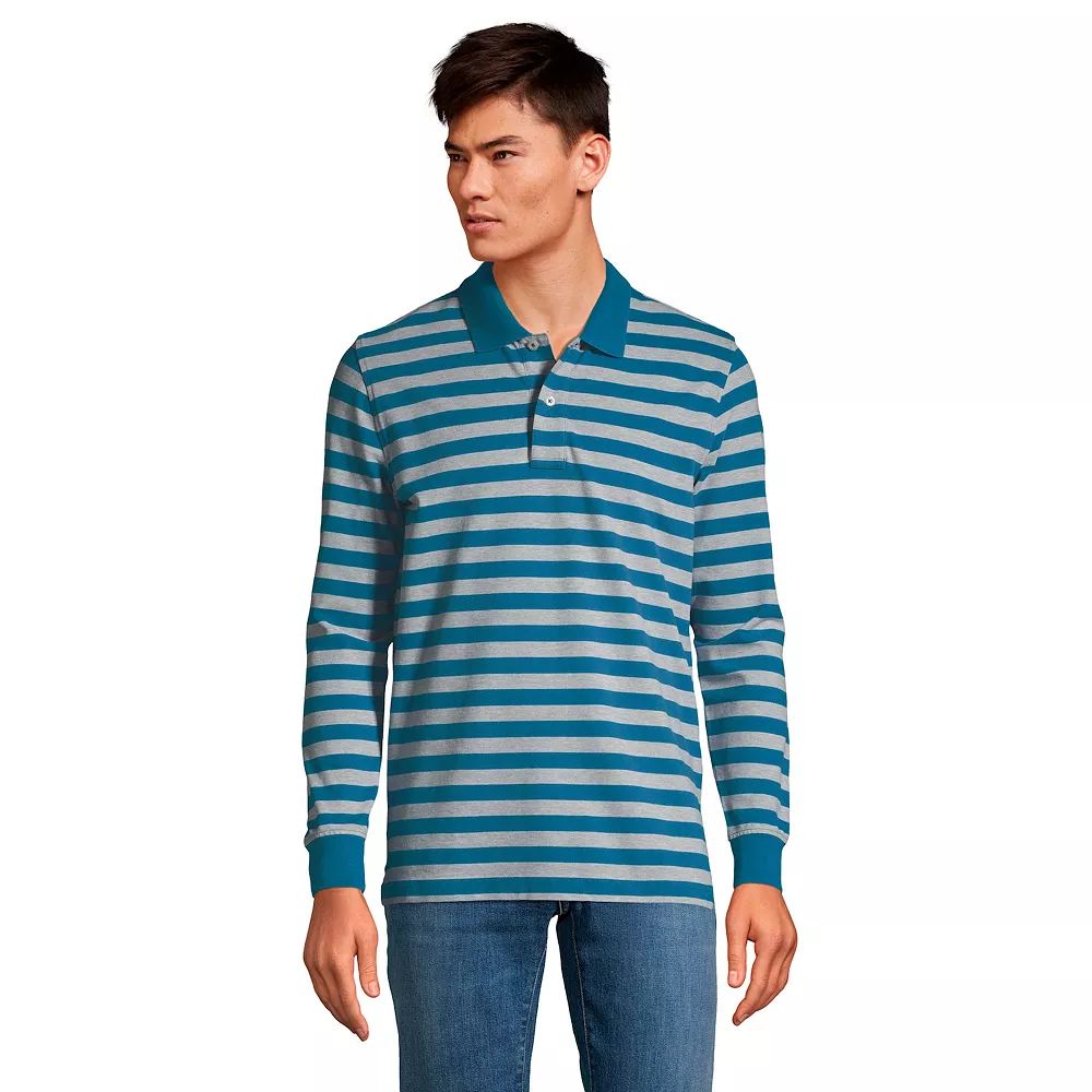 Big & Tall Lands' End Comfort-First Mesh Polo 7 Big & Tall Lands' End Comfort-First Mesh Polo - Image 5