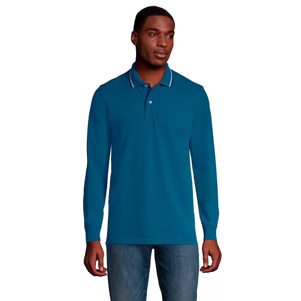 Big & Tall Lands' End Comfort-First Mesh Polo 8 Big & Tall Lands' End Comfort-First Mesh Polo - Image 6