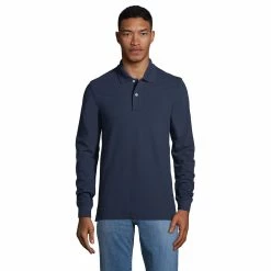 Big & Tall Lands' End Comfort-First Relaxed-Fit Mesh Polo