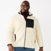 Big & Tall Sonoma Goods For Life® Sherpa Full-Zip Jacket
