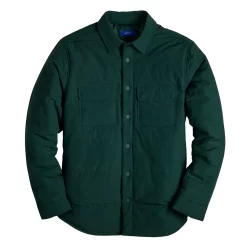 Men's Apt. 9® Quilted Puffer Shirt Jacket -Cheap Mens Casual Outdoor Clothing Store 5670829 ALT2