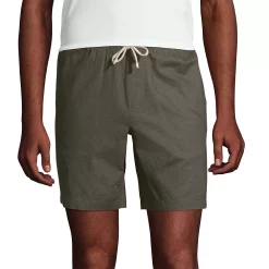Men's Lands' End Linen Cotton 7" Deck Shorts 14 Men's Lands' End Linen Cotton 7" Deck Shorts -Cheap Mens Casual Outdoor Clothing Store 5672952 Forest Moss