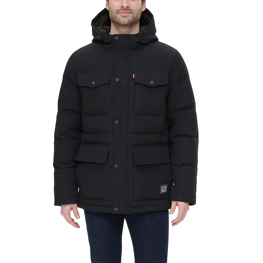 Men's Levi's® Four Pocket Hooded Parka 10 Men's Levi's® Four Pocket Hooded Parka - Image 8