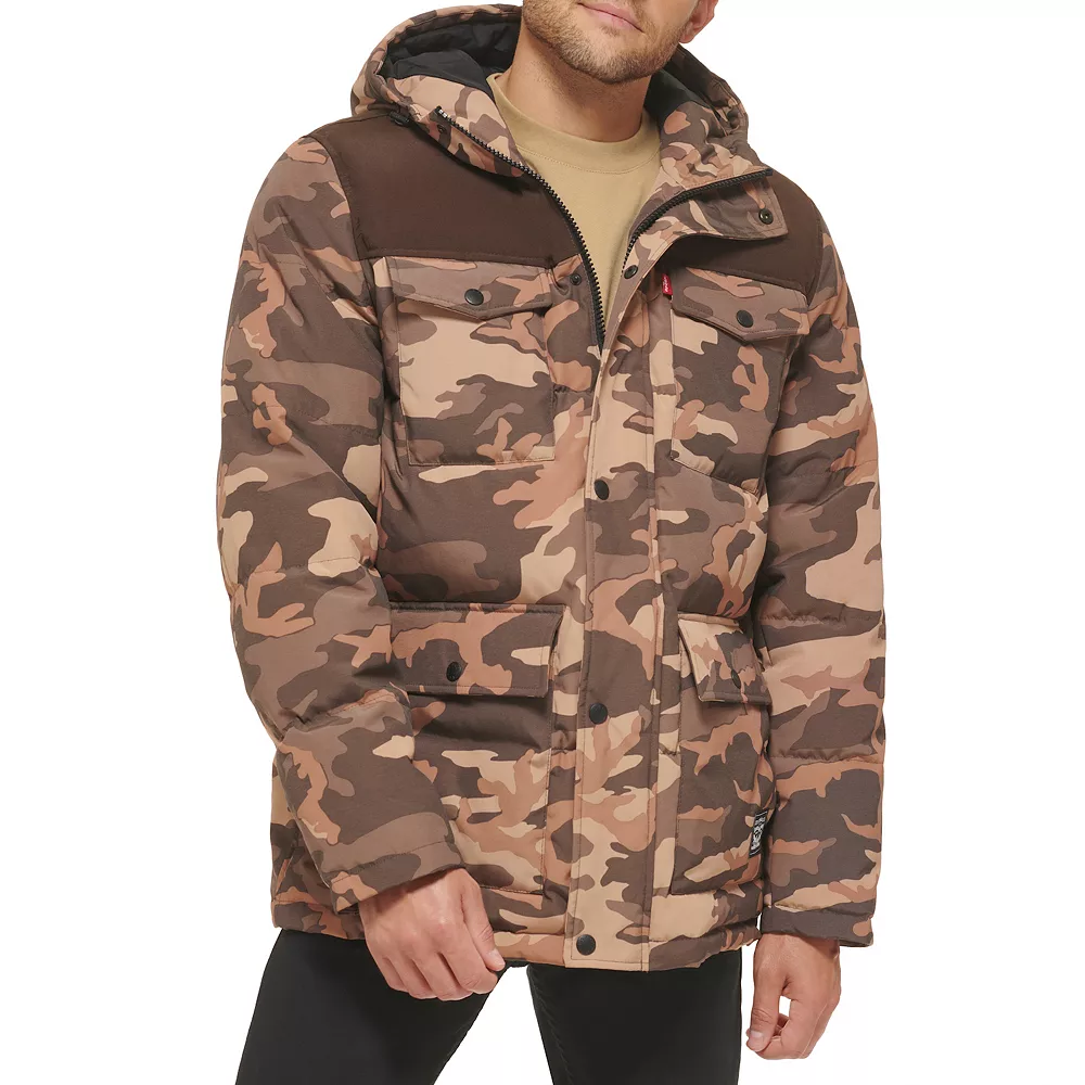 Men's Levi's® Four Pocket Hooded Parka 4 Men's Levi's® Four Pocket Hooded Parka - Image 2