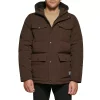 Men's Levi's® Four Pocket Hooded Parka 2 Men's Levi's® Four Pocket Hooded Parka -Cheap Mens Casual Outdoor Clothing Store 5697512 Dark Brown