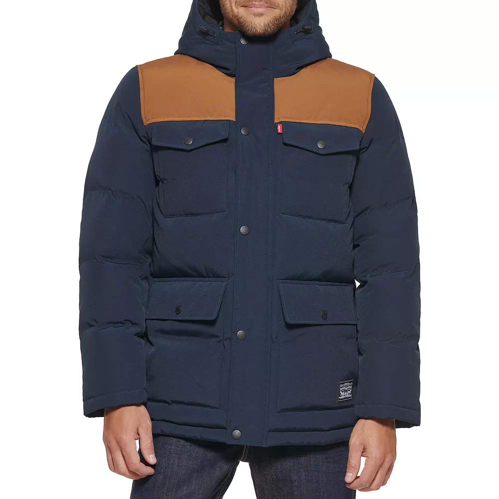 Men's Levi's® Four Pocket Hooded Parka 8 Men's Levi's® Four Pocket Hooded Parka - Image 6