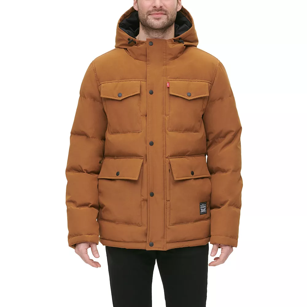 Men's Levi's® Four Pocket Hooded Parka 5 Men's Levi's® Four Pocket Hooded Parka - Image 3