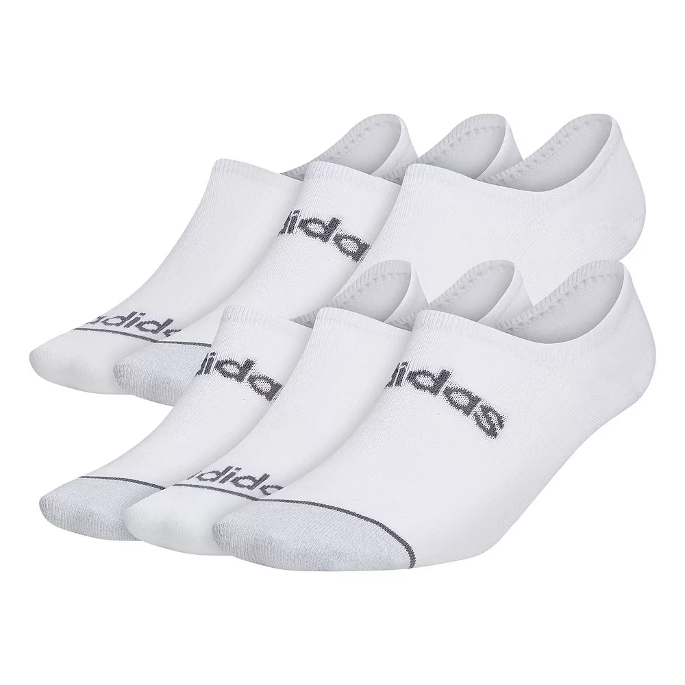 Men's adidas 6-Pack Linear Superlite III Super No-Show Socks 4 Men's adidas 6-Pack Linear Superlite III Super No-Show Socks - Image 2