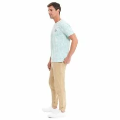 Men's Hurley Teal Tinted Tee -Cheap Mens Casual Outdoor Clothing Store 5726260 ALT2