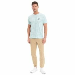 Men's Hurley Teal Tinted Tee -Cheap Mens Casual Outdoor Clothing Store 5726260 ALT9