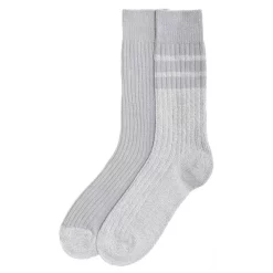 Men's ClimateSmart by Cuddl Duds 2-Pack Sports Stripe Crew Socks 9 Men's ClimateSmart by Cuddl Duds 2-Pack Sports Stripe Crew Socks -Cheap Mens Casual Outdoor Clothing Store 5735085 ALT