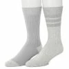 Men's ClimateSmart by Cuddl Duds 2-Pack Sports Stripe Crew Socks 1 Men's ClimateSmart by Cuddl Duds 2-Pack Sports Stripe Crew Socks -Cheap Mens Casual Outdoor Clothing Store 5735085 Grey