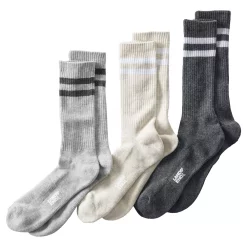 Men's Lands' End Performance 3-Pack Crew Sock