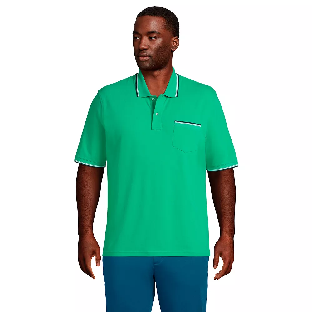 Big & Tall Lands' End Comfort-First Mesh Polo 4 Big & Tall Lands' End Comfort-First Mesh Polo - Image 2