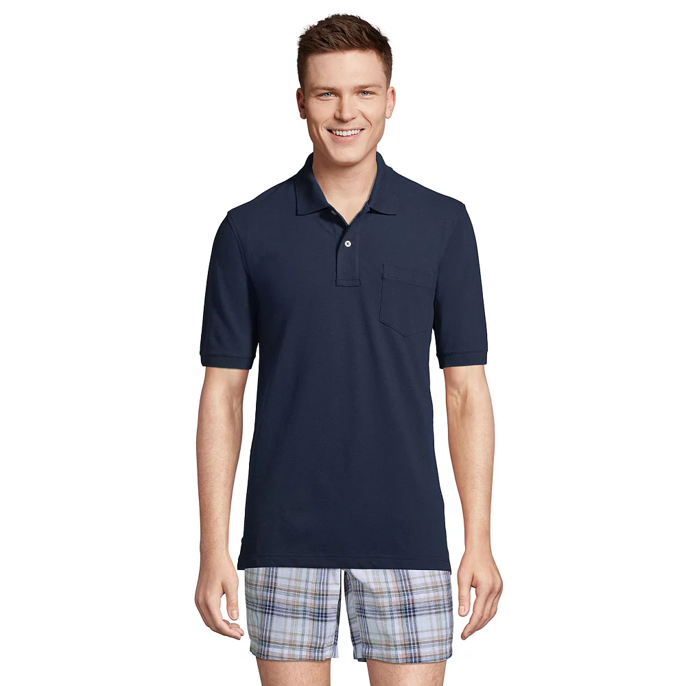 Big & Tall Lands' End Comfort-First Mesh Polo 7 Big & Tall Lands' End Comfort-First Mesh Polo - Image 5