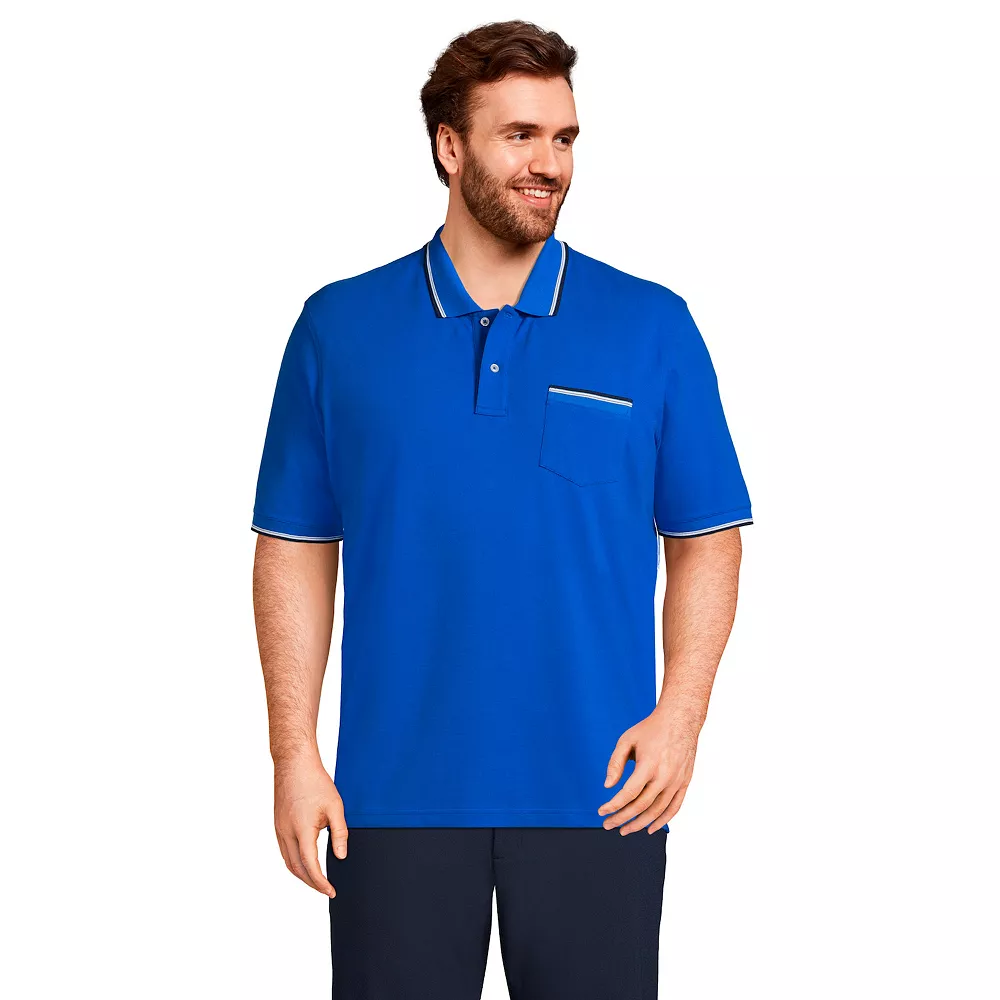 Big & Tall Lands' End Comfort-First Mesh Polo 5 Big & Tall Lands' End Comfort-First Mesh Polo - Image 3