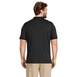 Big & Tall Lands' End Jacquard Super Soft Supima Polo -Cheap Mens Casual Outdoor Clothing Store 5743500 ALT