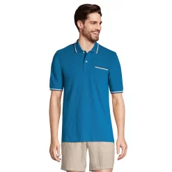 Big & Tall Lands' End Comfort-First Mesh Polo -Cheap Mens Casual Outdoor Clothing Store 5743658 Baltic Teal