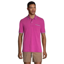Big & Tall Lands' End Comfort-First Mesh Polo -Cheap Mens Casual Outdoor Clothing Store 5743658 Violet Rose