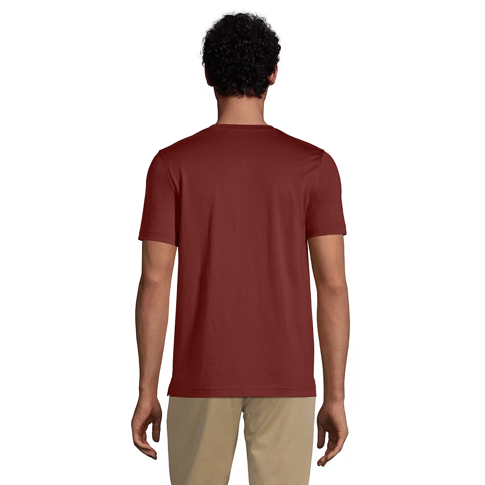 Big & Tall Lands' End Supima Jersey Henley 10 Big & Tall Lands' End Supima Jersey Henley - Image 8