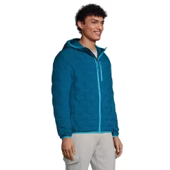 Big & Tall Lands' End Insulated Double-Weave Down Jacket -Cheap Mens Casual Outdoor Clothing Store 5746197 ALT2