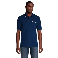 Men's Lands' End Comfort-First Mesh Polo -Cheap Mens Casual Outdoor Clothing Store 5747116 Deep Sea Navy