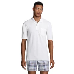 Men's Lands' End Comfort-First Mesh Polo -Cheap Mens Casual Outdoor Clothing Store 5747116 White