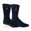Mens Columbia Lifestyle Classic C Stripe MicroPoly Crew Socks
