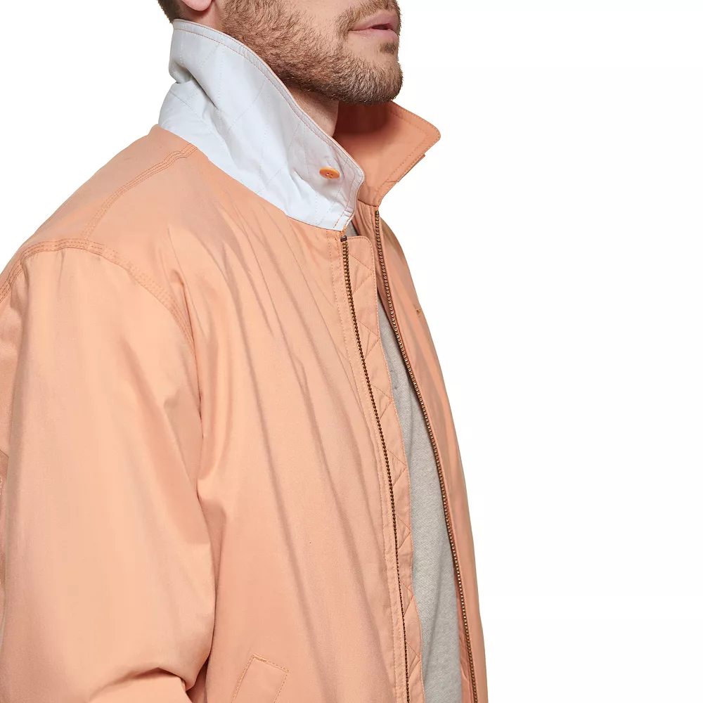 Men's Dockers Micro-Twill Golf Bomber Jacket 6 Men's Dockers Micro-Twill Golf Bomber Jacket - Image 4