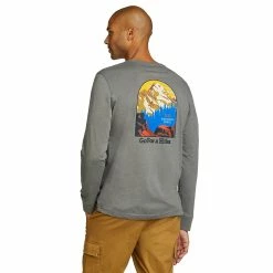 Men's Eddie Bauer Classic-Fit Graphic Tee -Cheap Mens Casual Outdoor Clothing Store 5799977 Heather Grey