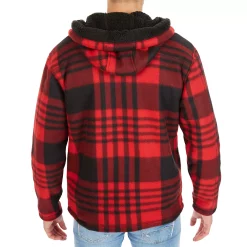 Men's Smith's Workwear Butter-Sherpa Lined Plaid Hooded Jacket 14 Men's Smith's Workwear Butter-Sherpa Lined Plaid Hooded Jacket -Cheap Mens Casual Outdoor Clothing Store 5869374 ALT