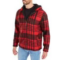 Men's Smith's Workwear Butter-Sherpa Lined Plaid Hooded Jacket 15 Men's Smith's Workwear Butter-Sherpa Lined Plaid Hooded Jacket -Cheap Mens Casual Outdoor Clothing Store 5869374 ALT2