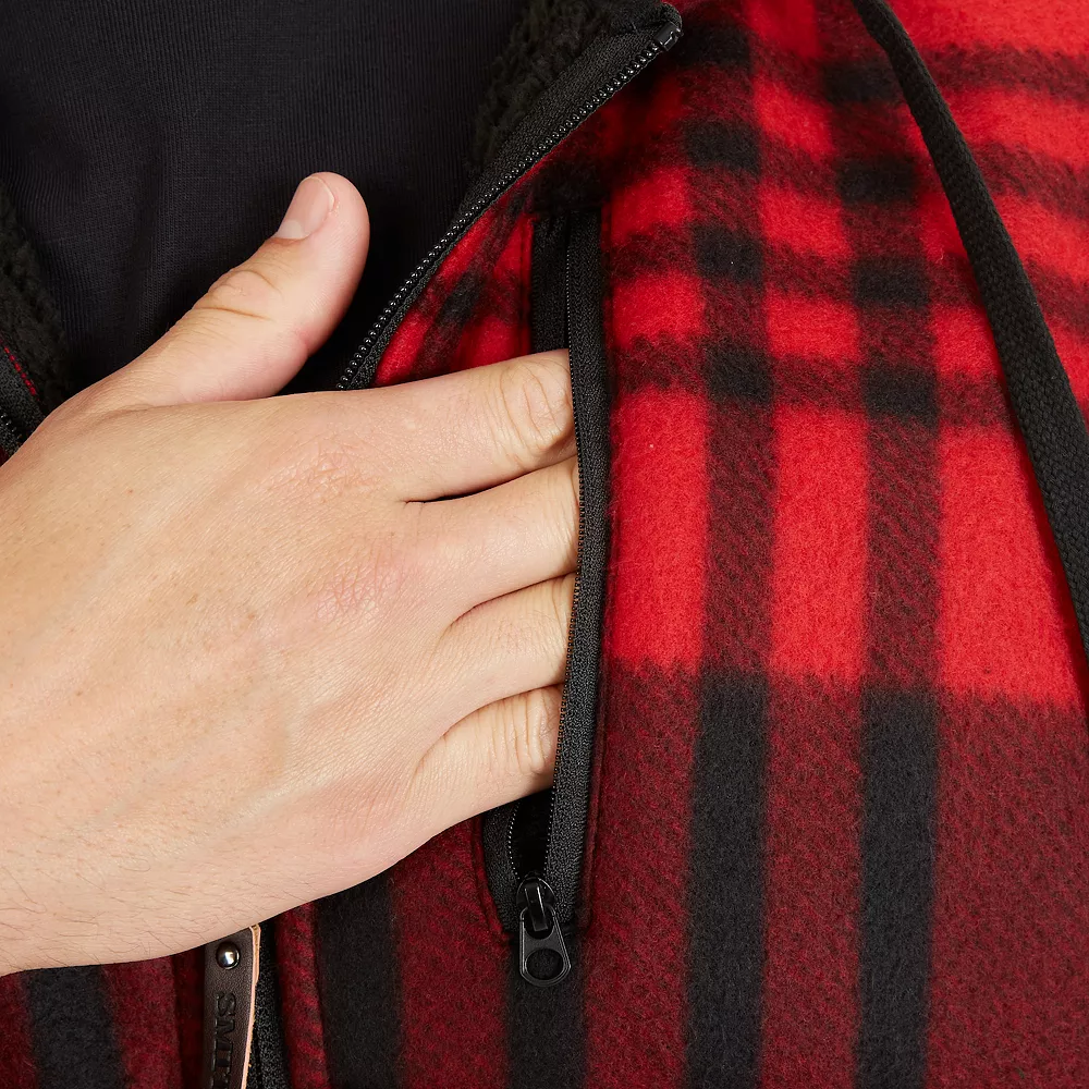 Men's Smith's Workwear Butter-Sherpa Lined Plaid Hooded Jacket 8 Men's Smith's Workwear Butter-Sherpa Lined Plaid Hooded Jacket - Image 6