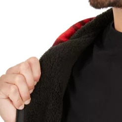 Men's Smith's Workwear Butter-Sherpa Lined Plaid Hooded Jacket 20 Men's Smith's Workwear Butter-Sherpa Lined Plaid Hooded Jacket -Cheap Mens Casual Outdoor Clothing Store 5869374 ALT7