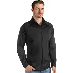 Men's Antigua Links Golf Jacket -Cheap Mens Casual Outdoor Clothing Store 5893725 Black