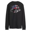 Men's Case IH Magnum With Flag Long Sleeve Tee -Cheap Mens Casual Outdoor Clothing Store 5913706 Black