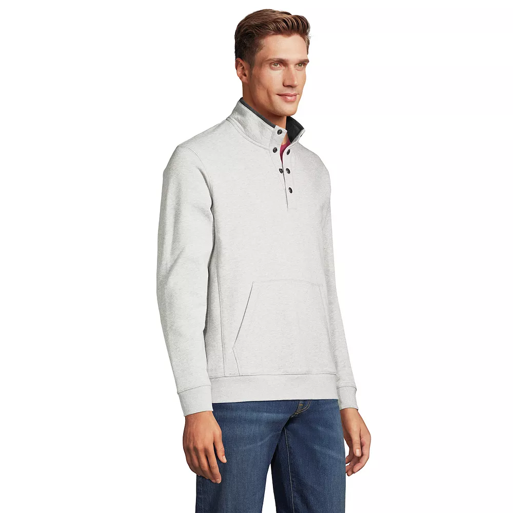 Men's Lands' End Serious Sweats Mockneck Sweater 6 Men's Lands' End Serious Sweats Mockneck Sweater - Image 4