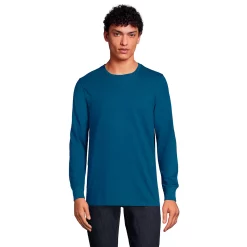 Men's Lands' End Rugby Tee -Cheap Mens Casual Outdoor Clothing Store 5918275 Evening Blue
