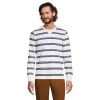 Men's Lands' End Rugby Tee -Cheap Mens Casual Outdoor Clothing Store 5918275 Ivory Founder Stripe