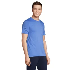 Big & Tall Lands' End Supima Pocket Tee 21 Big & Tall Lands' End Supima Pocket Tee -Cheap Mens Casual Outdoor Clothing Store 5918975 ALT2