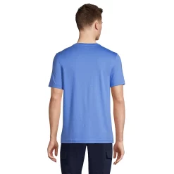 Big & Tall Lands' End Supima Pocket Tee -Cheap Mens Casual Outdoor Clothing Store 5918977 ALT