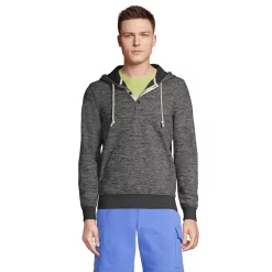 Men's Lands' End Space Dye Hoodie -Cheap Mens Casual Outdoor Clothing Store 5919024 Gray Space Dye