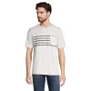 Men's Lands' End Striped Pocket Tee