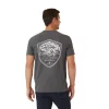 Men's Eddie Bauer Graphic Tee -Cheap Mens Casual Outdoor Clothing Store 5923755 Charcoal Badge