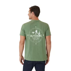 Men's Eddie Bauer Graphic Tee -Cheap Mens Casual Outdoor Clothing Store 5923755 Light Green