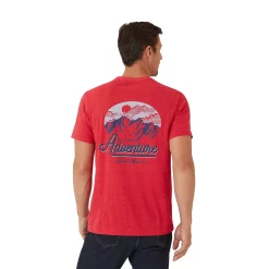 Men's Eddie Bauer Graphic Tee -Cheap Mens Casual Outdoor Clothing Store 5923755 Scarlet Adventure